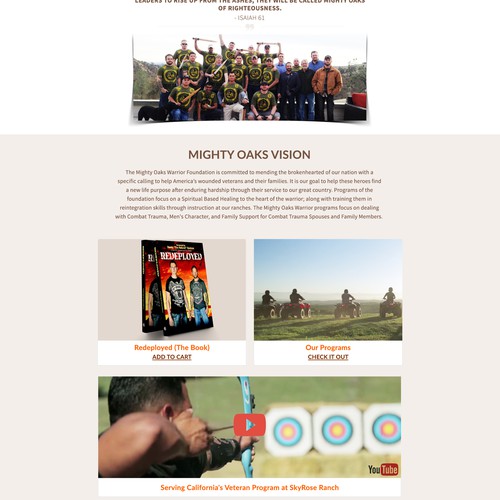 Website for veteran services