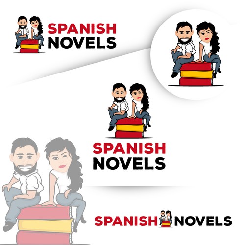 Spanish Novels logo design