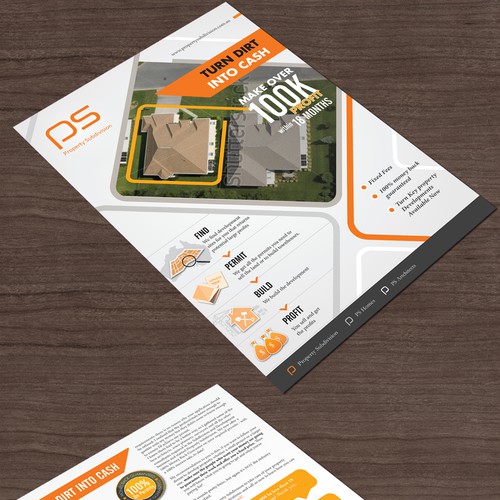 brochure design for Property Subivision