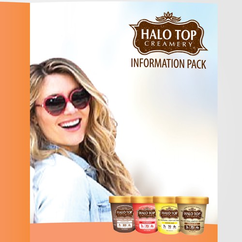 Brochure for Halo Top Ice Cream