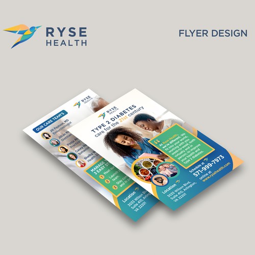 Endocrinology Clinic Flyer for Ryse Health.