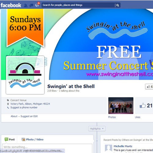 Outdoor Concert Series Facebook Coverphoto