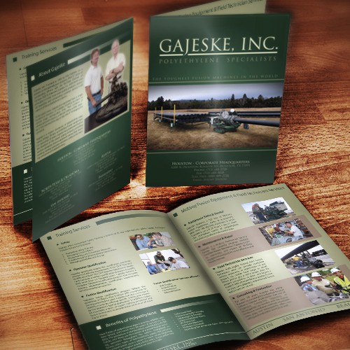 Gajeske, Inc. needs a new brochure design