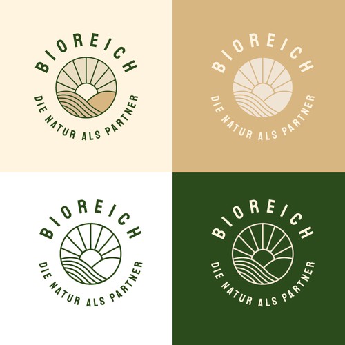 Logo Concept for organic products (agriculture, gardening and animal nutrition)