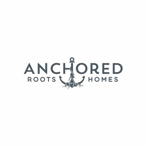 Logo for Anchored Roots Home builders 