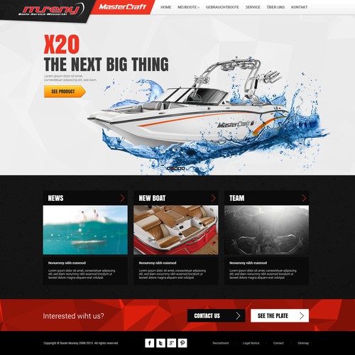 Relaunch BOAT Website (Mastercraft)