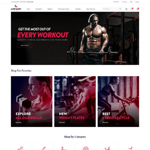 Fitness Equipment Online Store