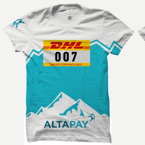 Company T-Shirt for Corporate Run (DHL)