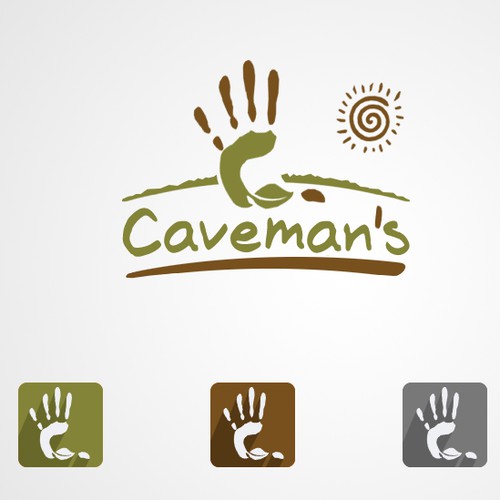 Caveman's Organic Powernutrition and Fitnessgear is searching for a good Design