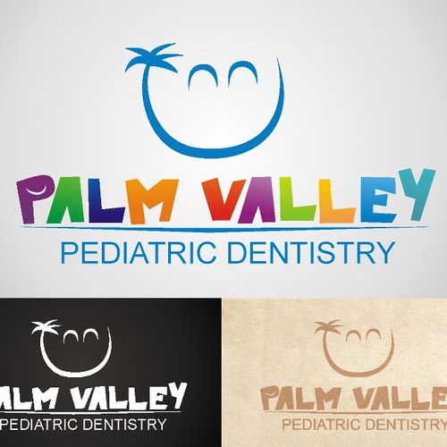 Create the next logo for Palm Valley Pediatric Dentistry 