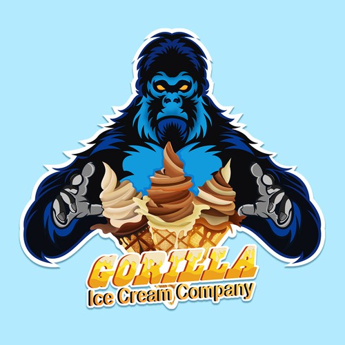 Gorilla Mascot logo