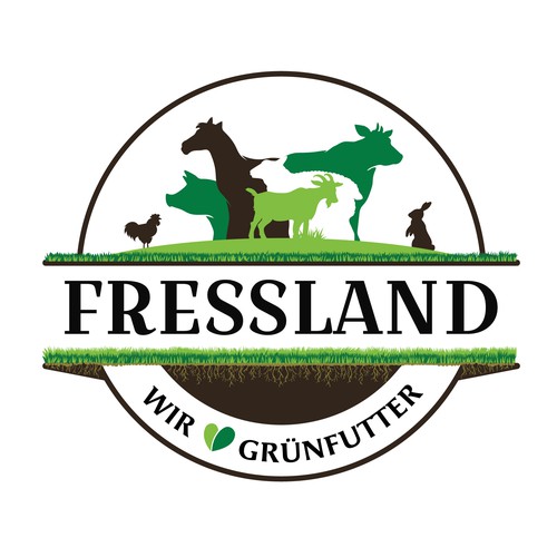 Re-Design Old Logo for green, fresh animal fodder