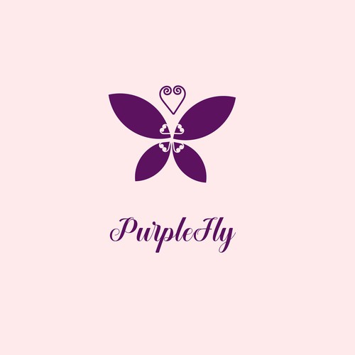 Purplefly Logo Design