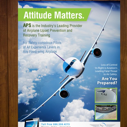 Full Page Magazine Ad: Aviation Publication