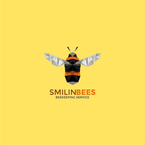 logo concept for smilin bee