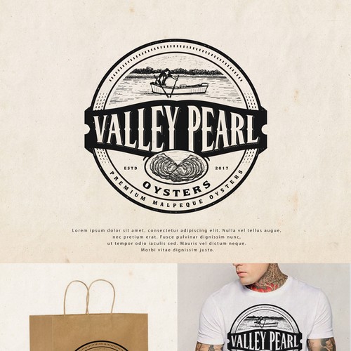 Logo for Valley Pearl Oysters