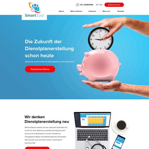 Medical Software Website Design