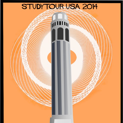 Design a retro "tour" poster for a special event at 99designs!