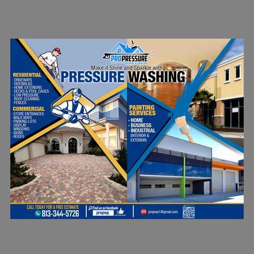 pressure washing flyer