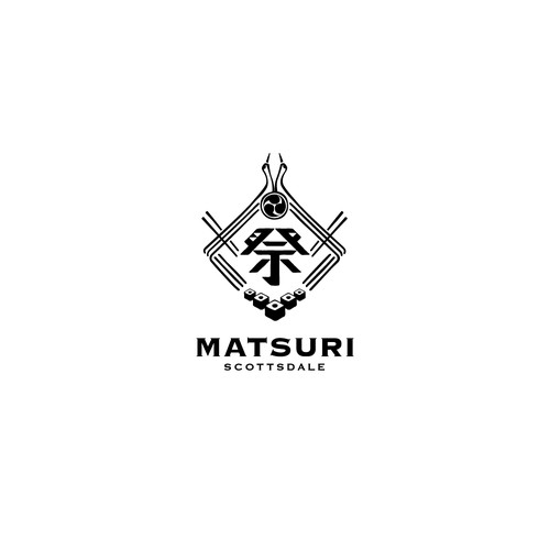 logo design for Japanese restaurant & Bar