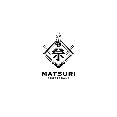 logo design for Japanese restaurant & Bar