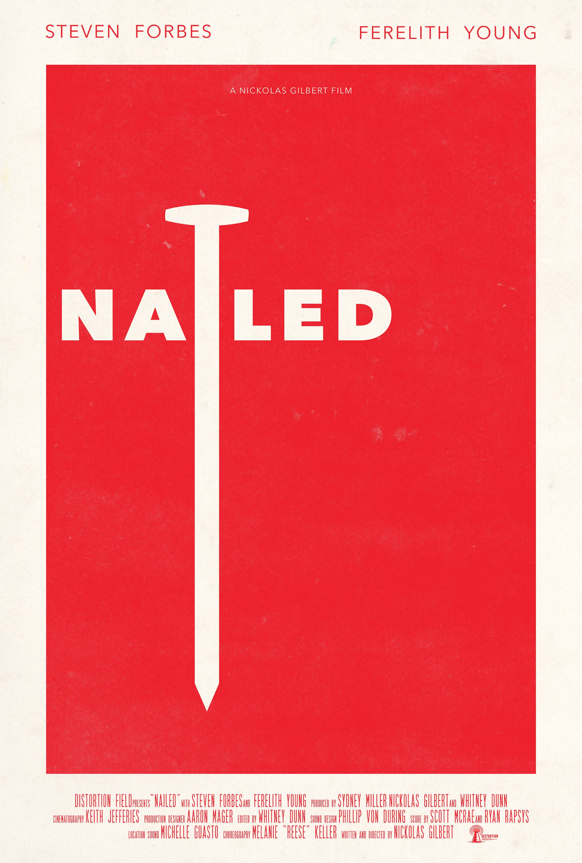 Design a poster for the short film "Nailed"