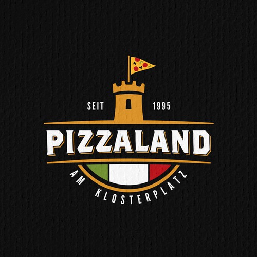 Pizza Pizzaland Pizzeria NEW Logo / CI