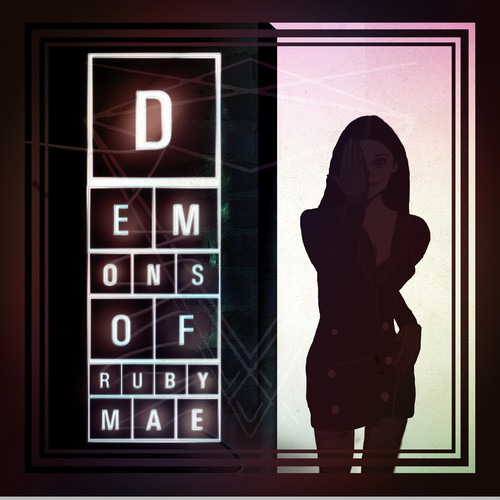 Ver 5: Demons of Ruby Mae debut album cover design