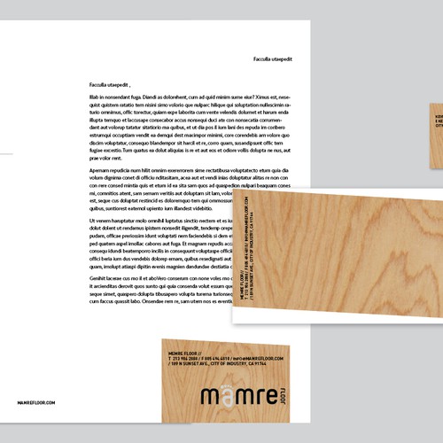 Mamre Floor needs a new stationery