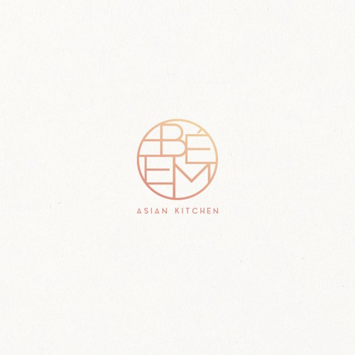 Bé Em Asian Kitchen | logo concept