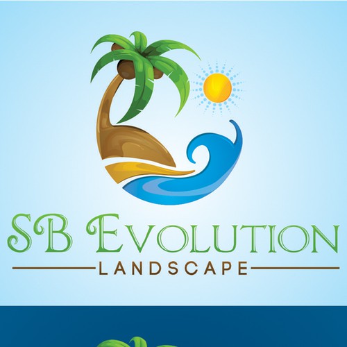 Logo for my "SB Evolution Landscape" Business!! =D