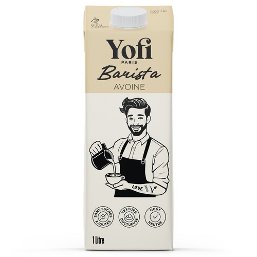 Yofi Barista Almond Milk – Packaging Design & Rebranding