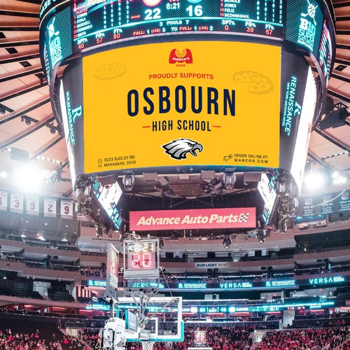 Digital Scoreboard Graphic