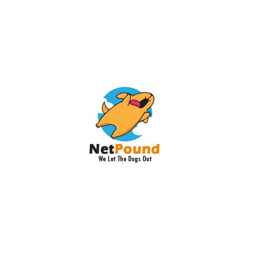 happy dog logo