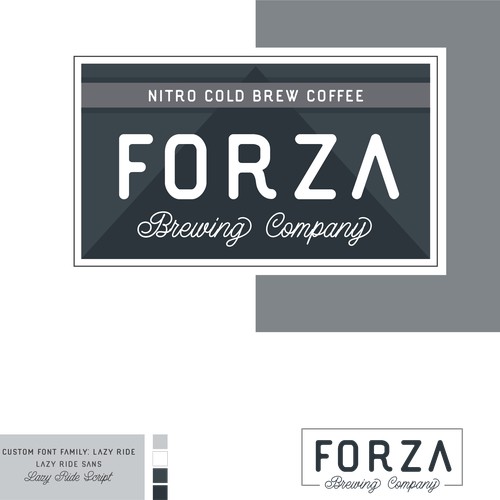 Forza Brewing Company Brand Design