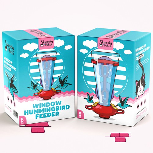 HUMMINGBIRD FEEDER PRODUCT PACKAGING