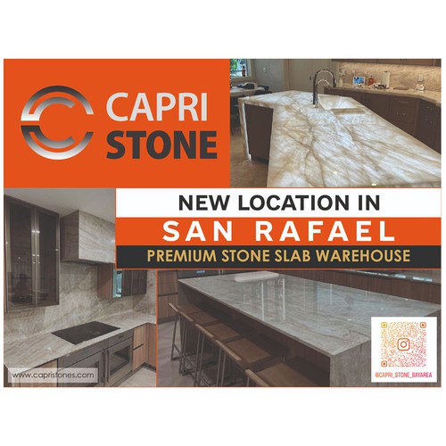 Capri Stone Yard Sign