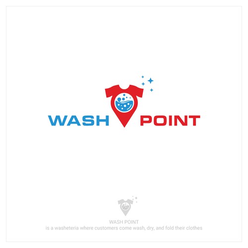 Wash Point Logo Design