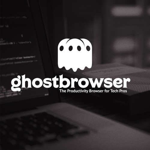 Modern eerie logo for Internet browser