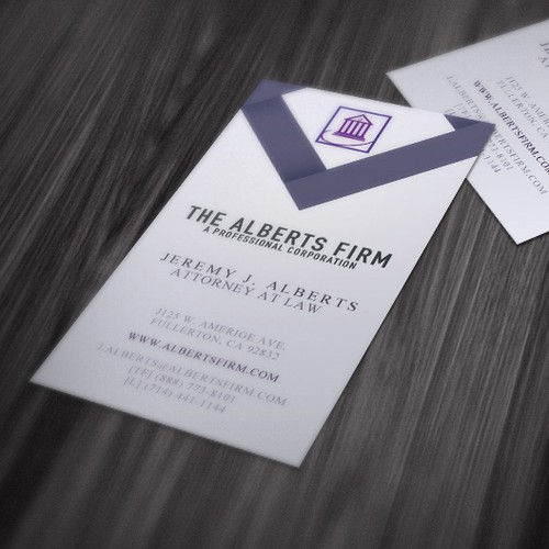 The Alberts Firm, A Professional Corporation needs a new stationery