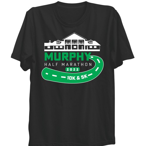 Design a t-shirt logo for a Half Marathon, 10K & 5K at Southfork Ranch