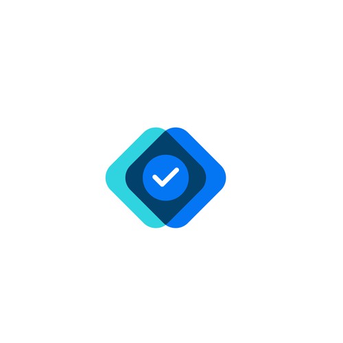 Apps Icon Checkmark with stacked Rectangle