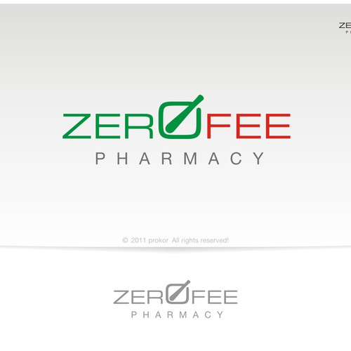 Help Zero Fee Pharmacy with a new logo