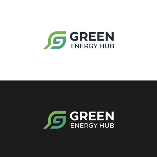 Green energy hub logo