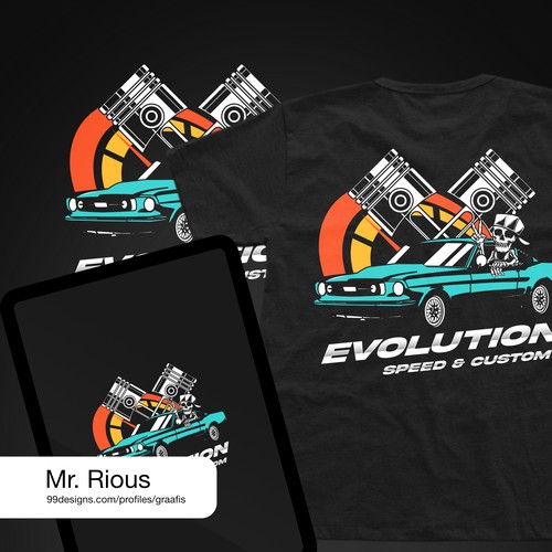 Evolution Speed & Custom T-Shirt