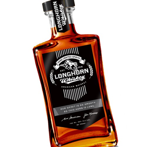 Whiskey label design