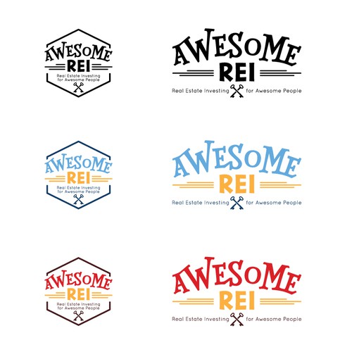 Fun and awesome logo for real estate investing