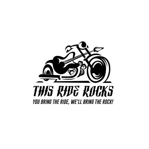 motorcycle and guitar 