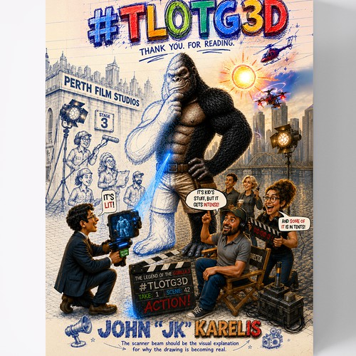 Cinematic Children's Book Cover – #TLOTG3D