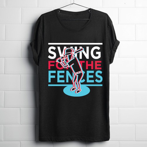 SWING FOR THE FENCES concept for Diamond Krew Apparel